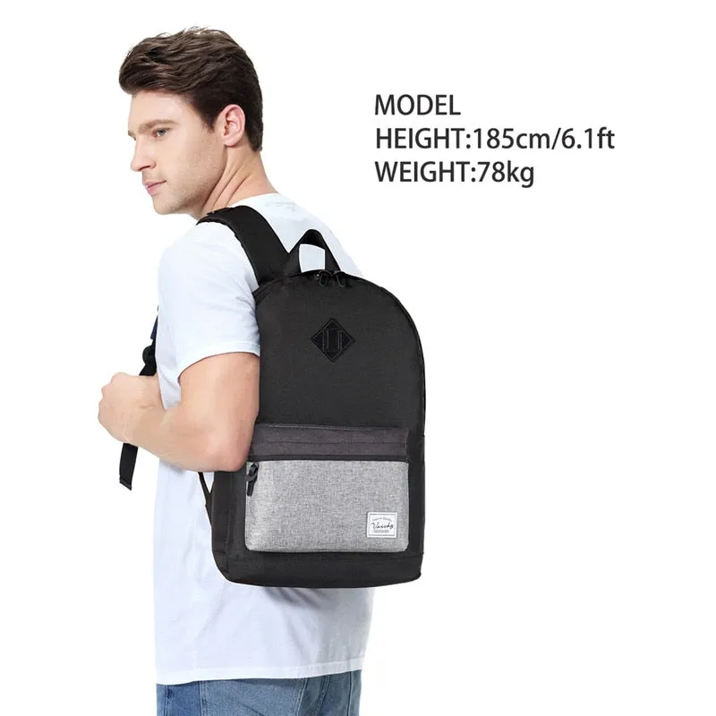 Men Backpack Casual School Backpack for Men Women Water Resistant Durable Lightweight Daypack for Work Men Rucksack