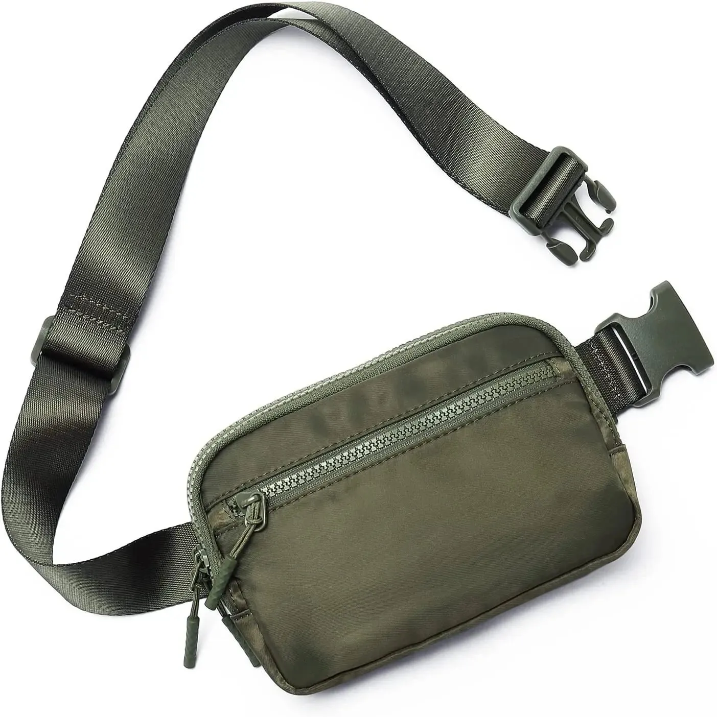 Men Women Waist Bags Small Sling Bag Zipper Chest Bag Girls Crossbody Bag with Adjustable Strap Simple Outdoor Sports Fanny Pack