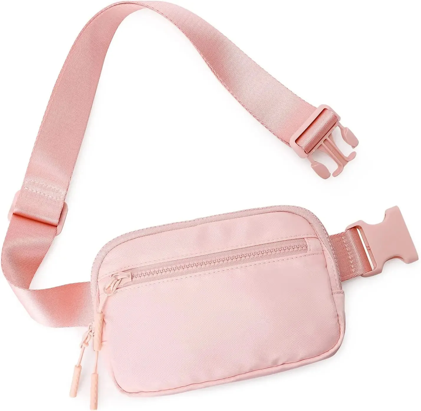 Men Women Waist Bags Small Sling Bag Zipper Chest Bag Girls Crossbody Bag with Adjustable Strap Simple Outdoor Sports Fanny Pack