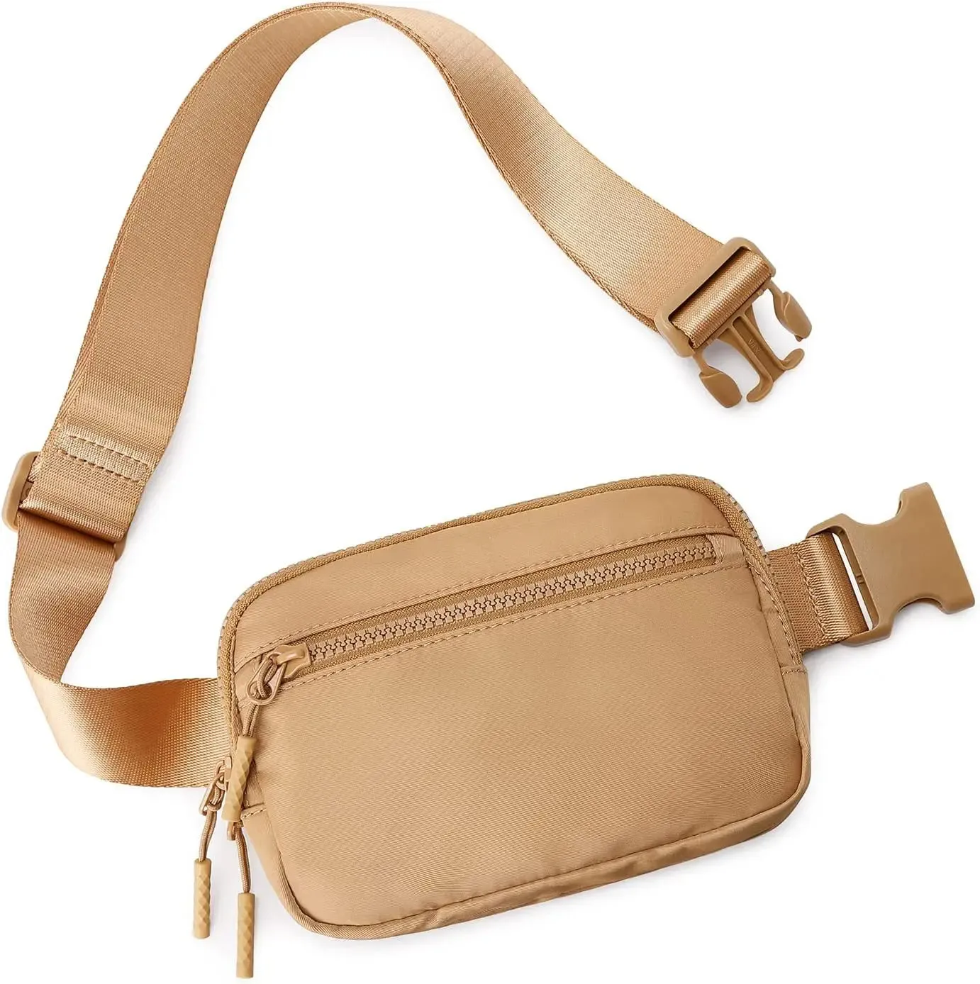 Men Women Waist Bags Small Sling Bag Zipper Chest Bag Girls Crossbody Bag with Adjustable Strap Simple Outdoor Sports Fanny Pack