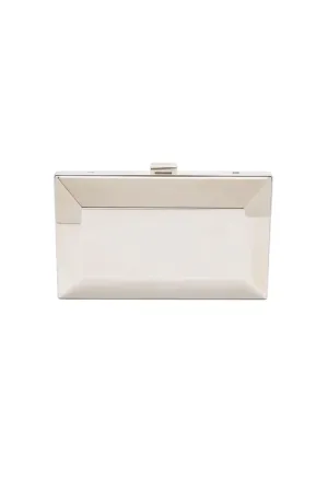 Milan Clutch x MICAELA -Silver Metallic