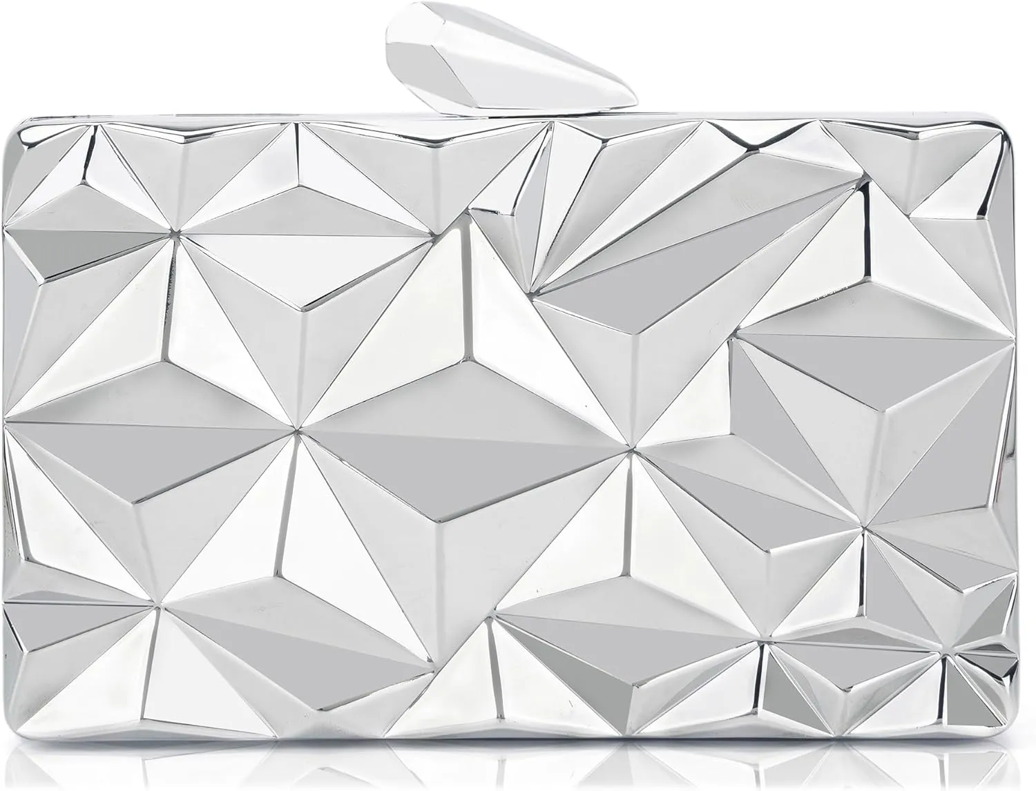 Milisente Women's Clutch Purses Metallic Bridal Party Evening Clutches Bags Cocktail Formal Handbags