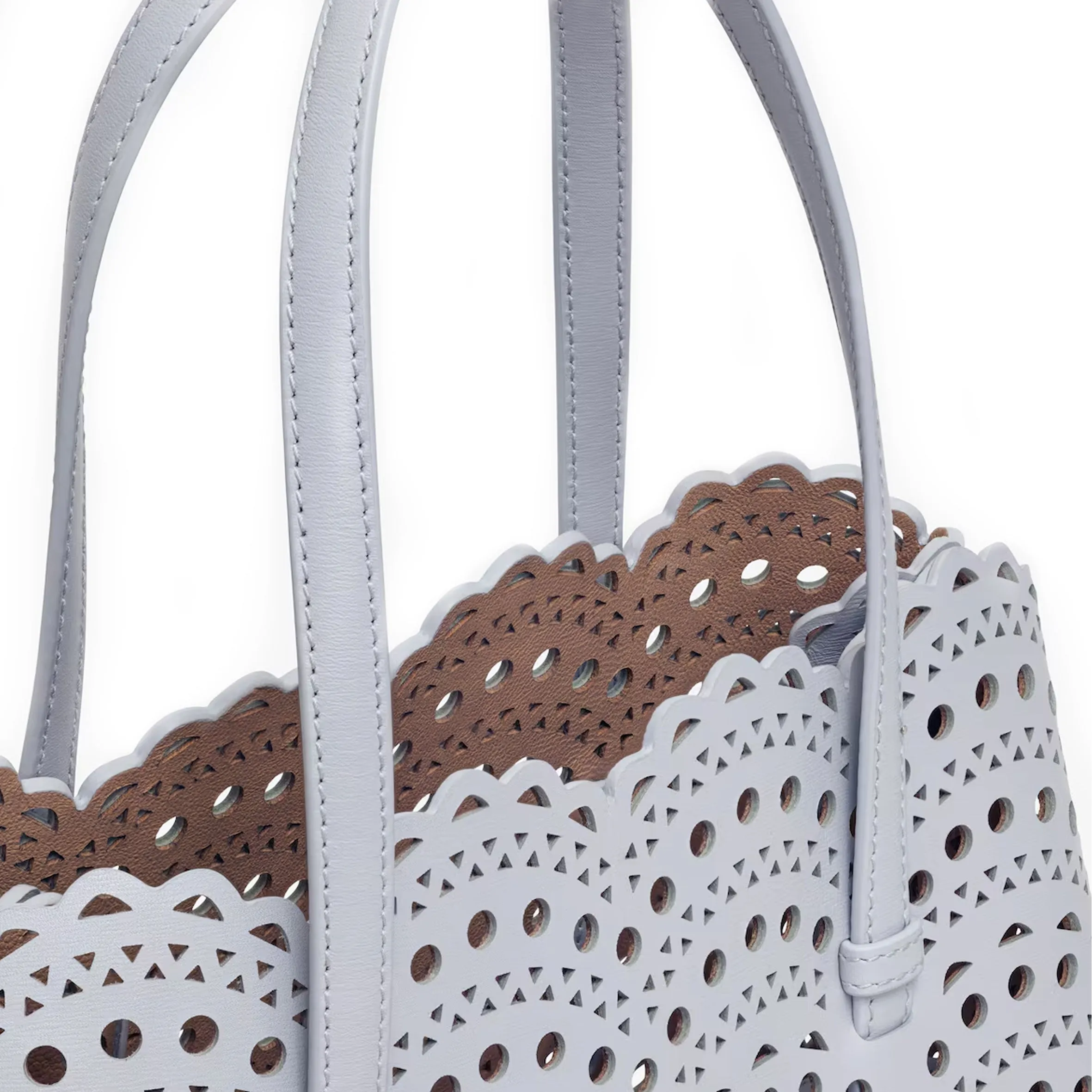 Mina 20 Wave Lux Calfskin, Gris Perle