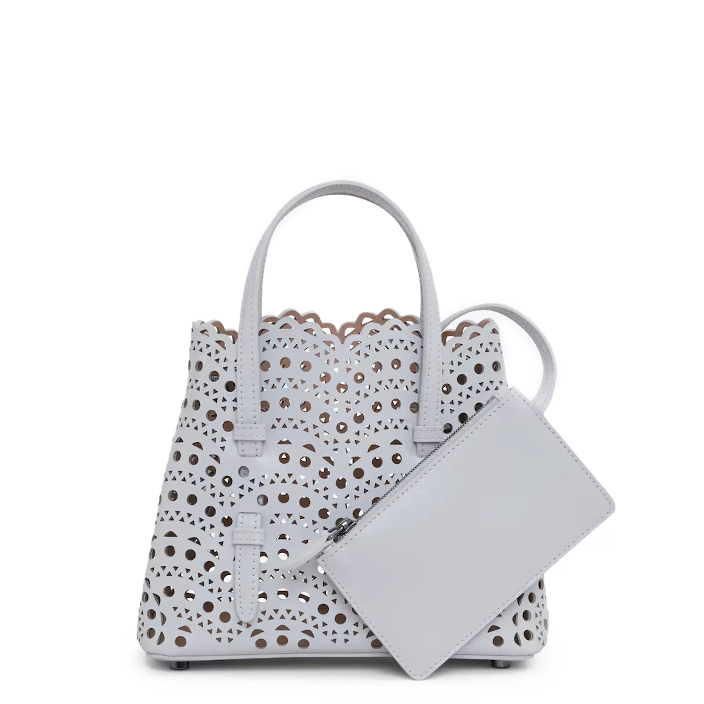 Mina 20 Wave Lux Calfskin, Gris Perle