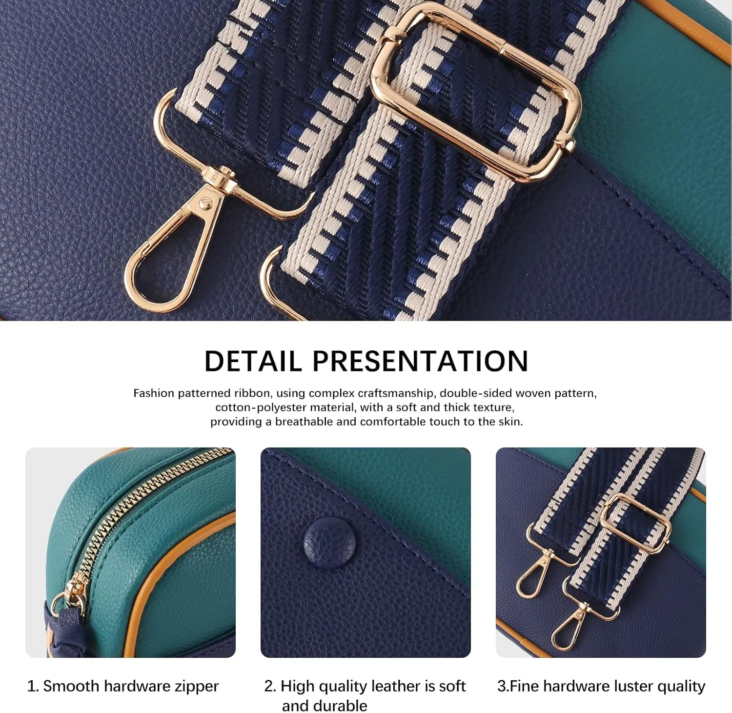 Mini Crossbody Bags for Women Trendy Vegan Leather Purses Small Shoulder Handbags with Adjustable Wide Strap