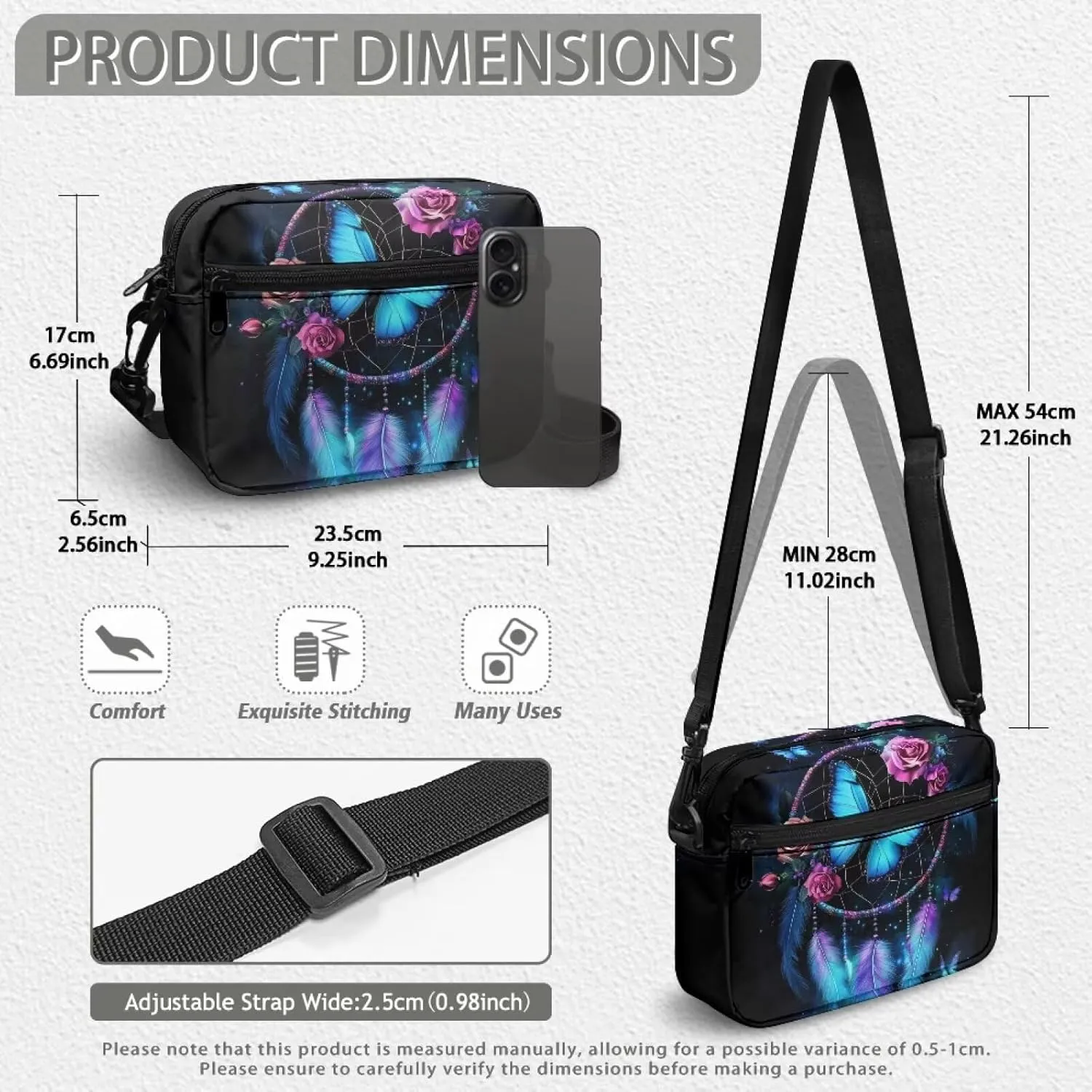 Mini Crossbody Bags for Women with Adjustable Strap for Daily Use