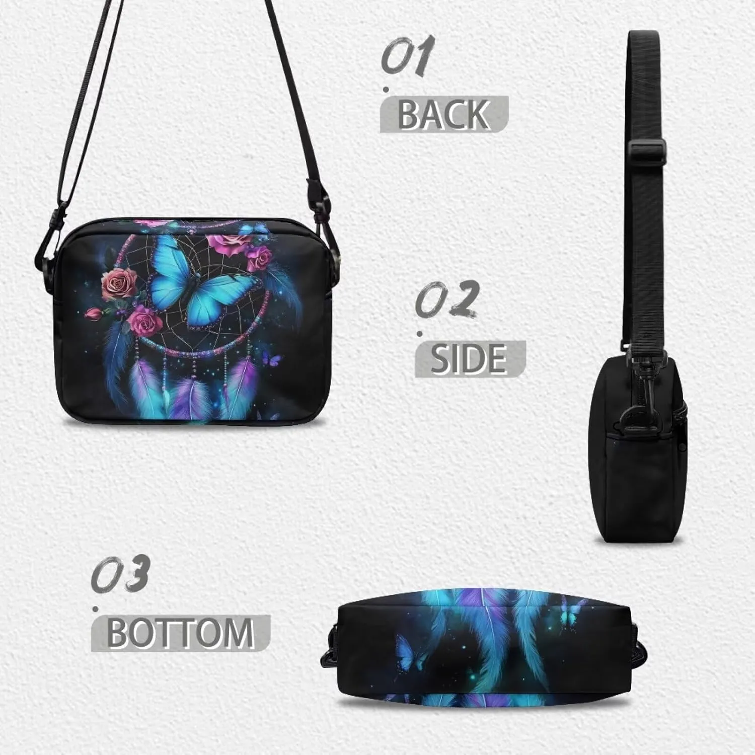 Mini Crossbody Bags for Women with Adjustable Strap for Daily Use