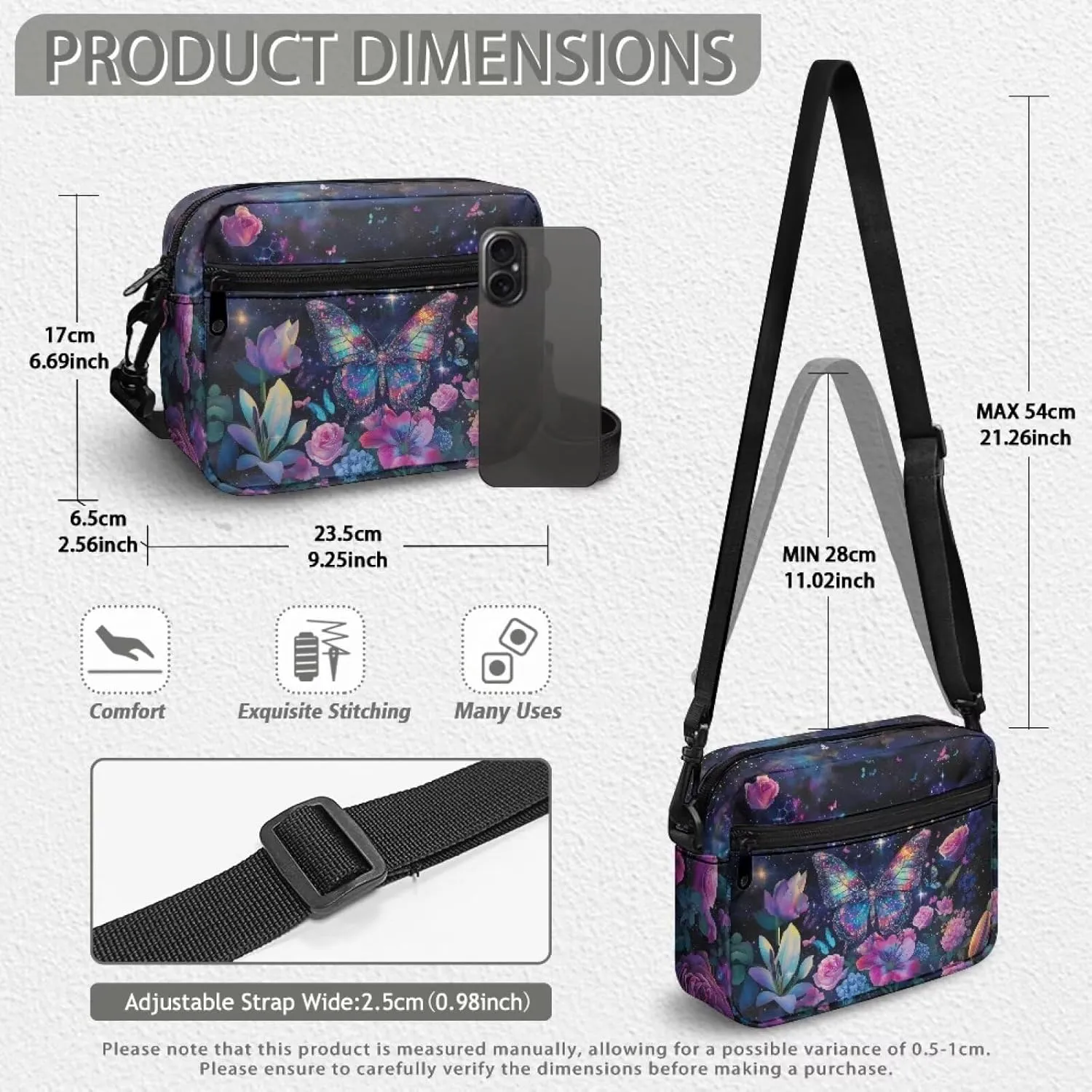 Mini Crossbody Bags for Women with Adjustable Strap for Daily Use