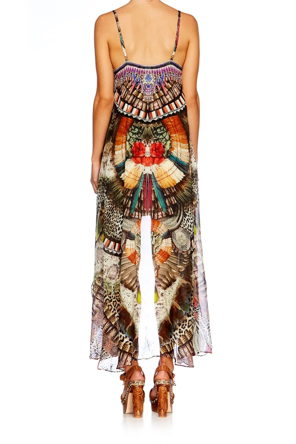 MINI DRESS WITH LONG OVERLAY LIGHT MY FIRE