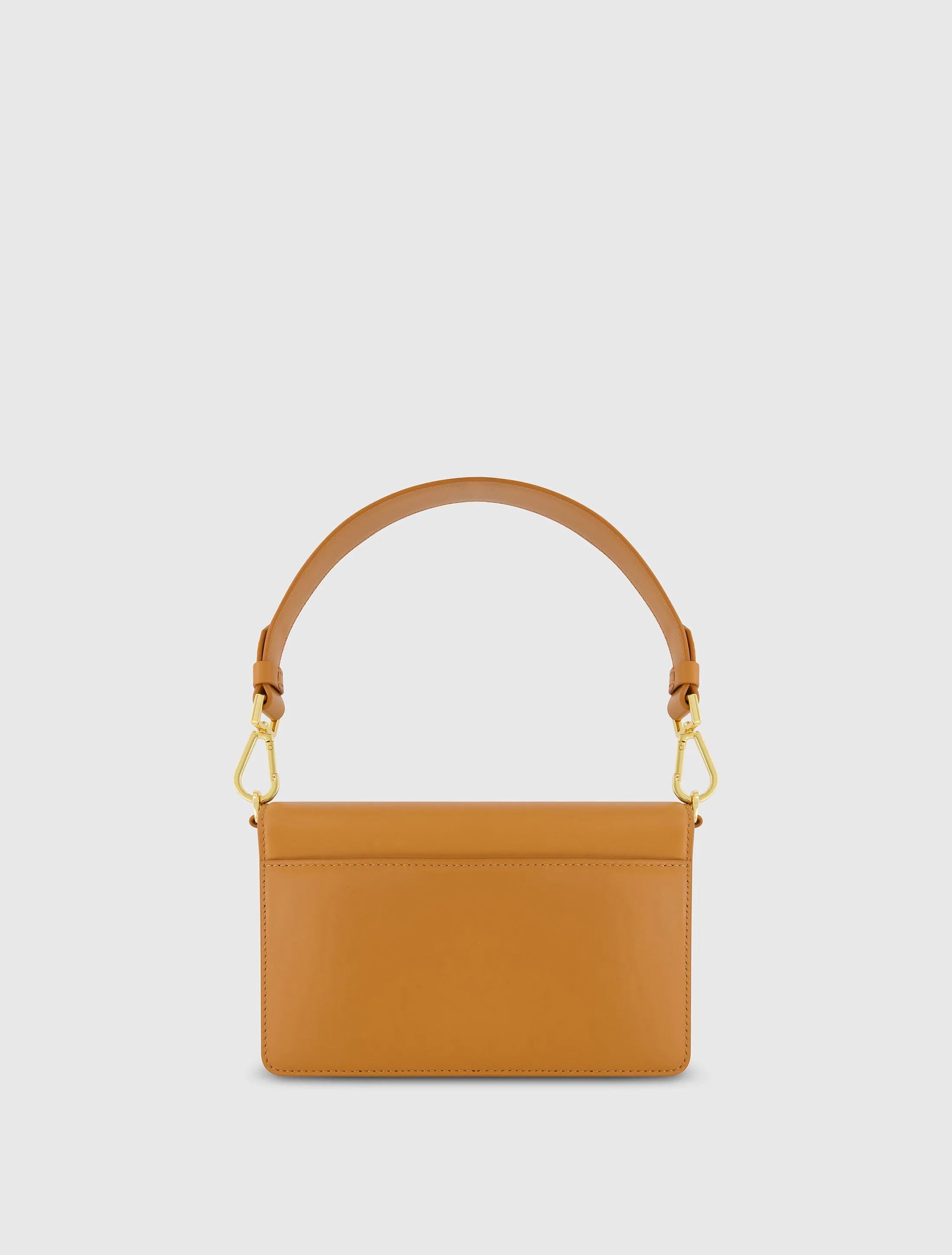 Mini Leather Shoulder Handbag With Gold Hardware - FINAL SALE