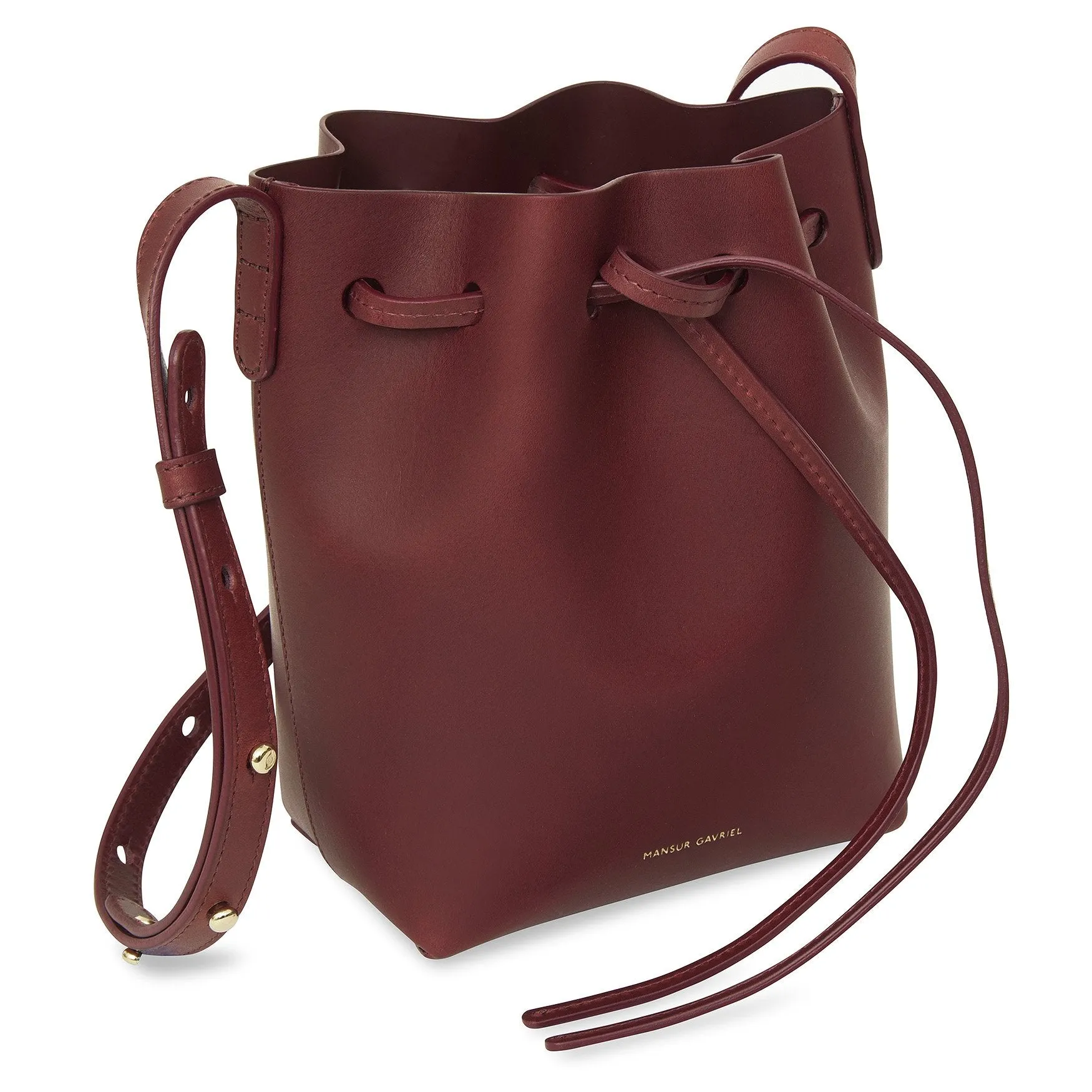 Mini Mini Bucket Bag - Bordo