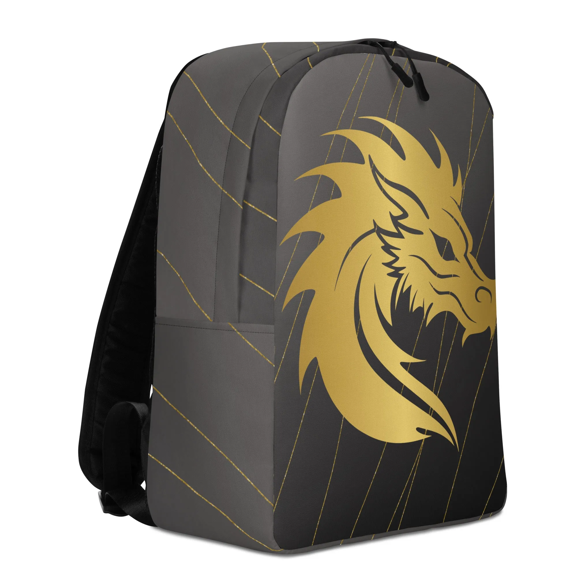 Minimalist Backpack Golden Dragon