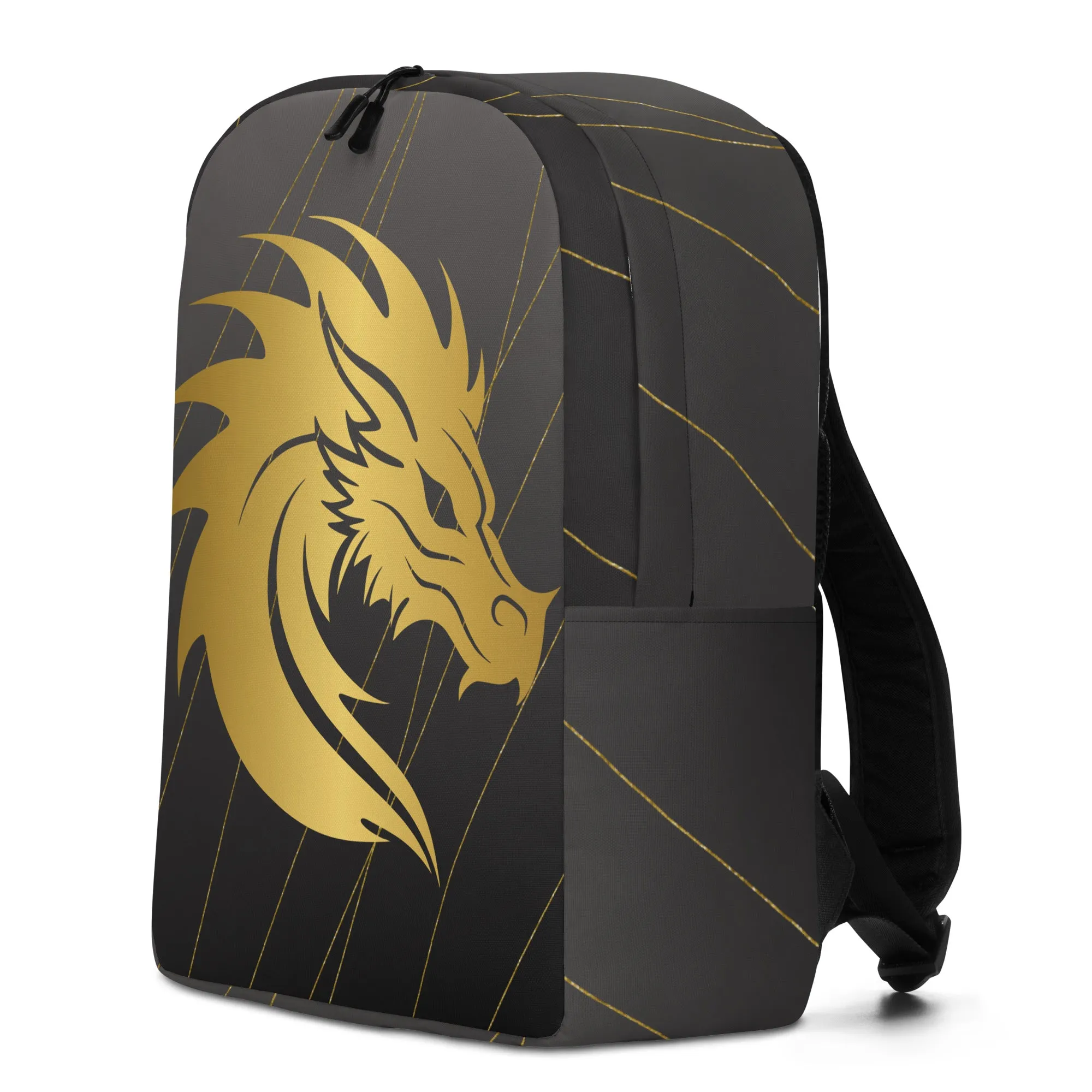 Minimalist Backpack Golden Dragon