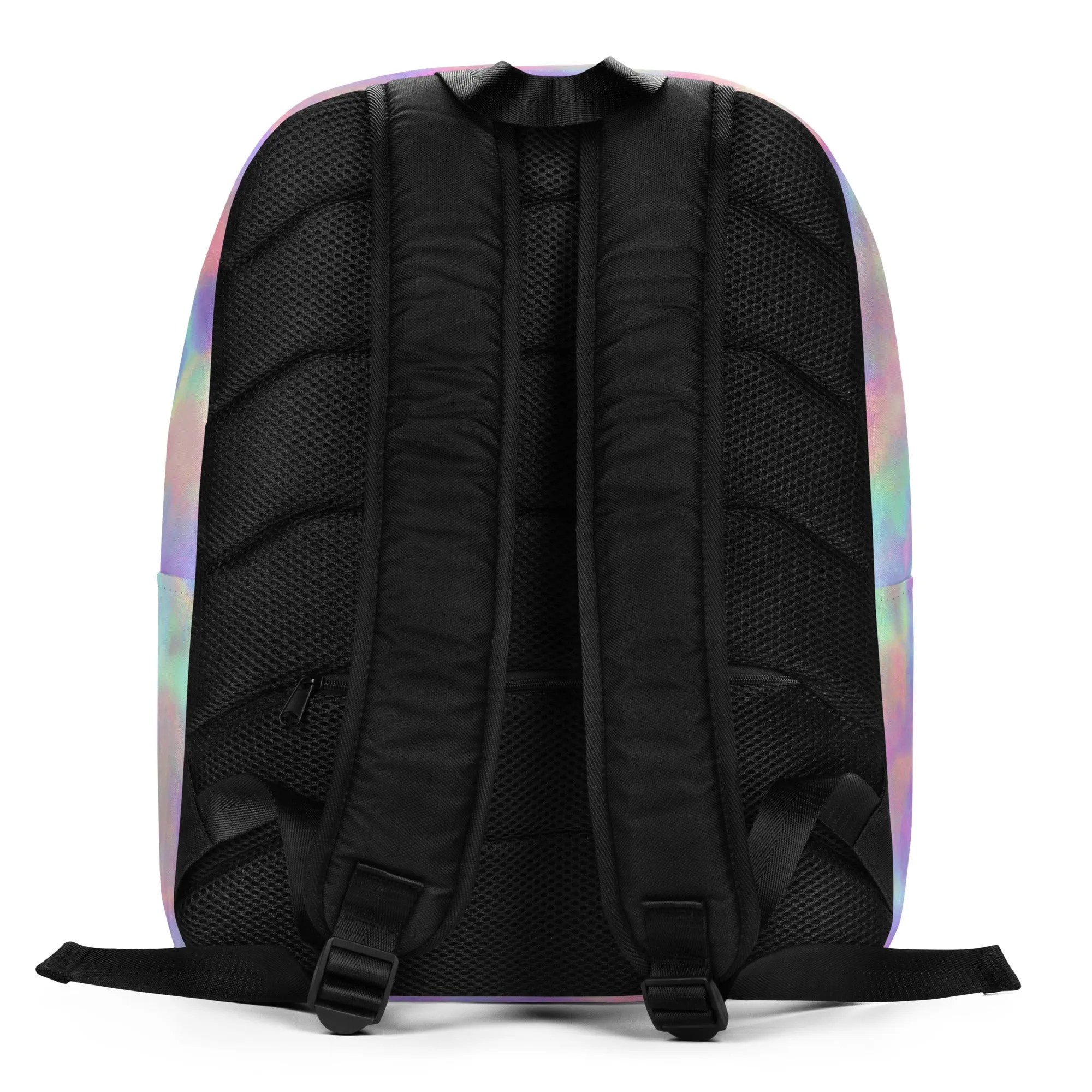 Minimalist Backpack Smiley Face Tie Dye