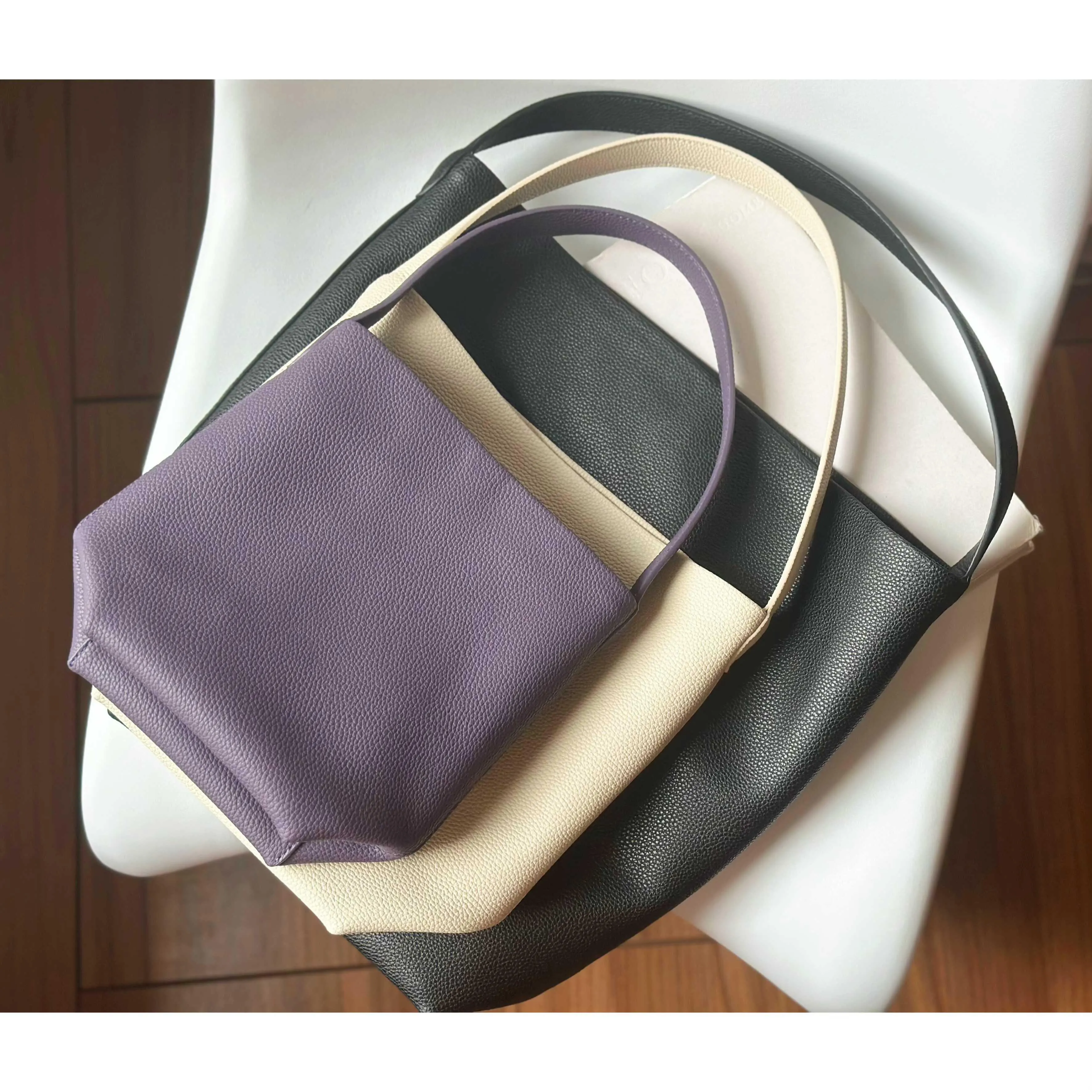 Minimalist Classic Leather Bucket Bag | Large Leather Tote Bag | Fashion Shoulder Bag, Tan Mummy Bag, Everyday Bag, Unisex Bag