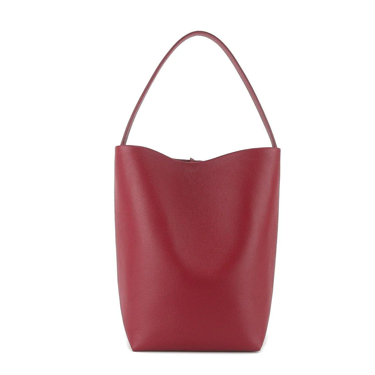 Minimalist Classic Leather Bucket Bag | Large Leather Tote Bag | Fashion Shoulder Bag, Tan Mummy Bag, Everyday Bag, Unisex Bag
