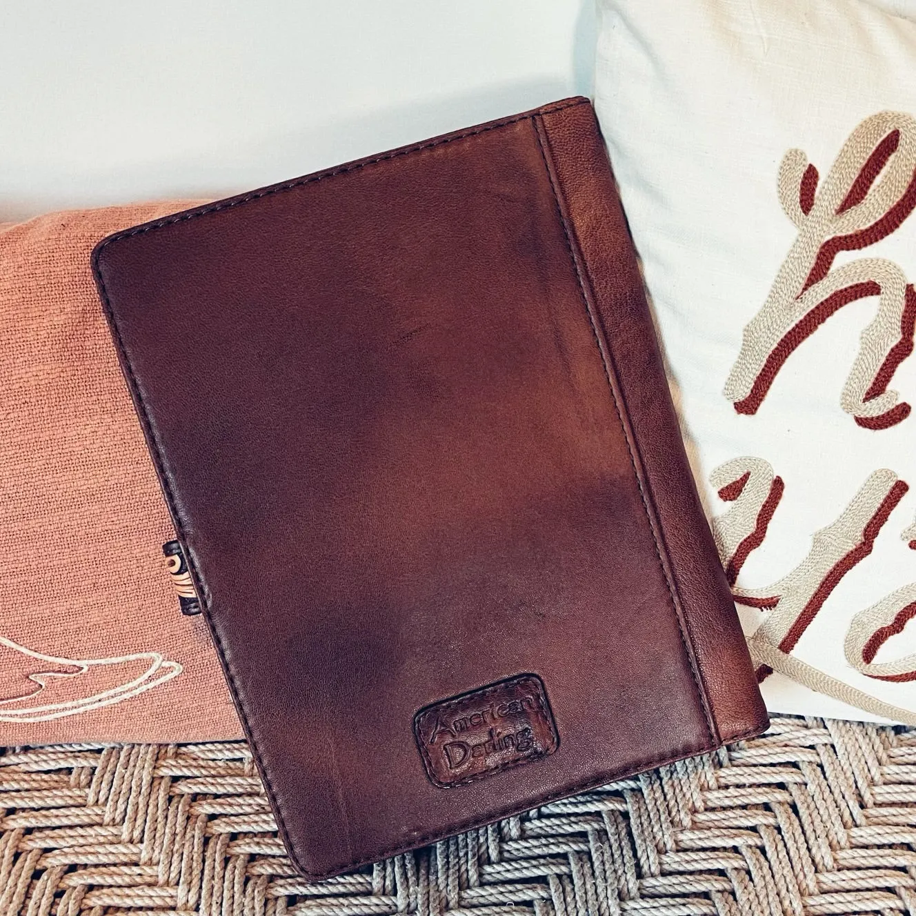 Miss Daisy Leather Notebook Portfolio