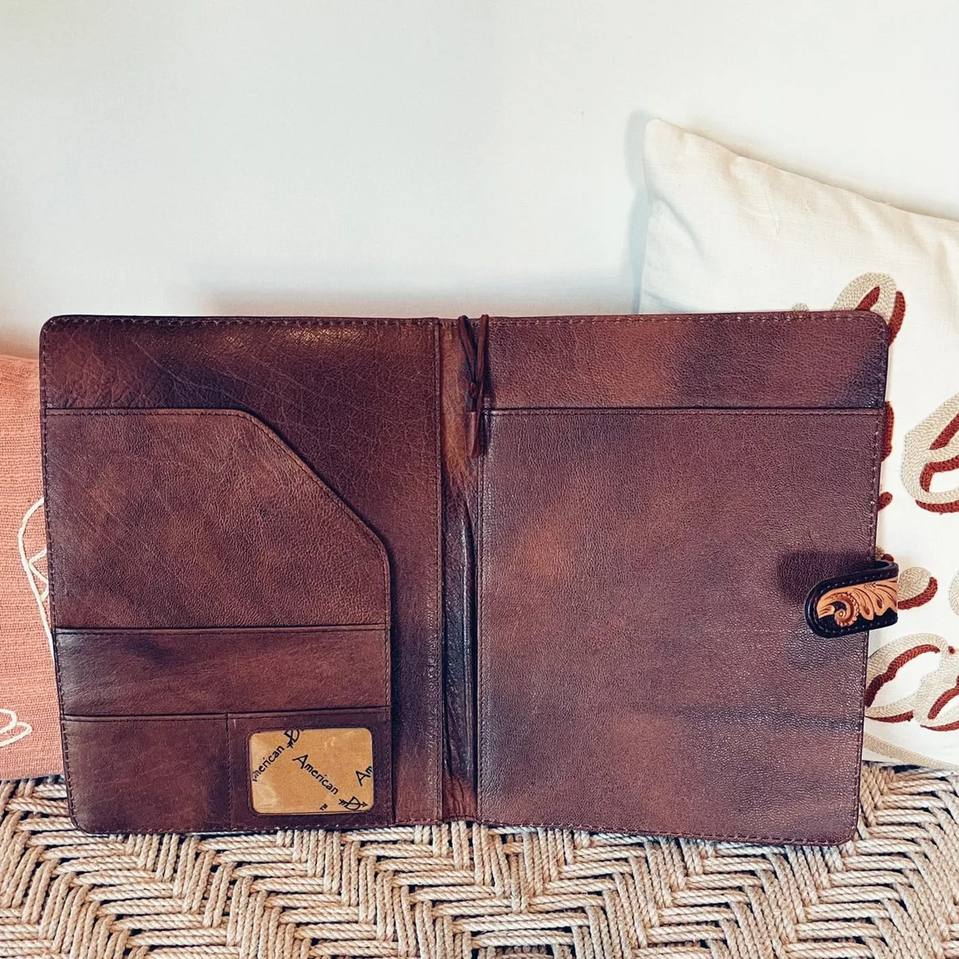 Miss Daisy Leather Notebook Portfolio