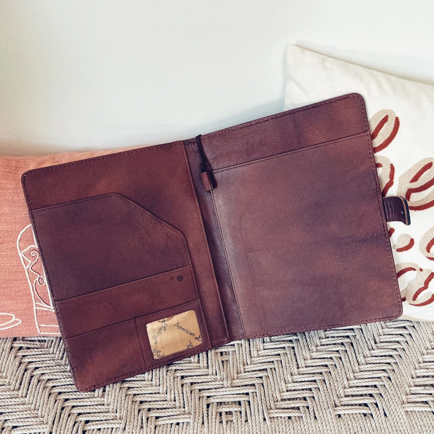 Miss Daisy Leather Notebook Portfolio