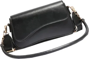 Mlllokfki Women's Shoulder Bags, Women's Shoulder Bag, Women's Chic Shoulder Bags, Fashionable Shoulder Bag Made of PU Leather, Mobile Phone Purse with Multiple Pockets