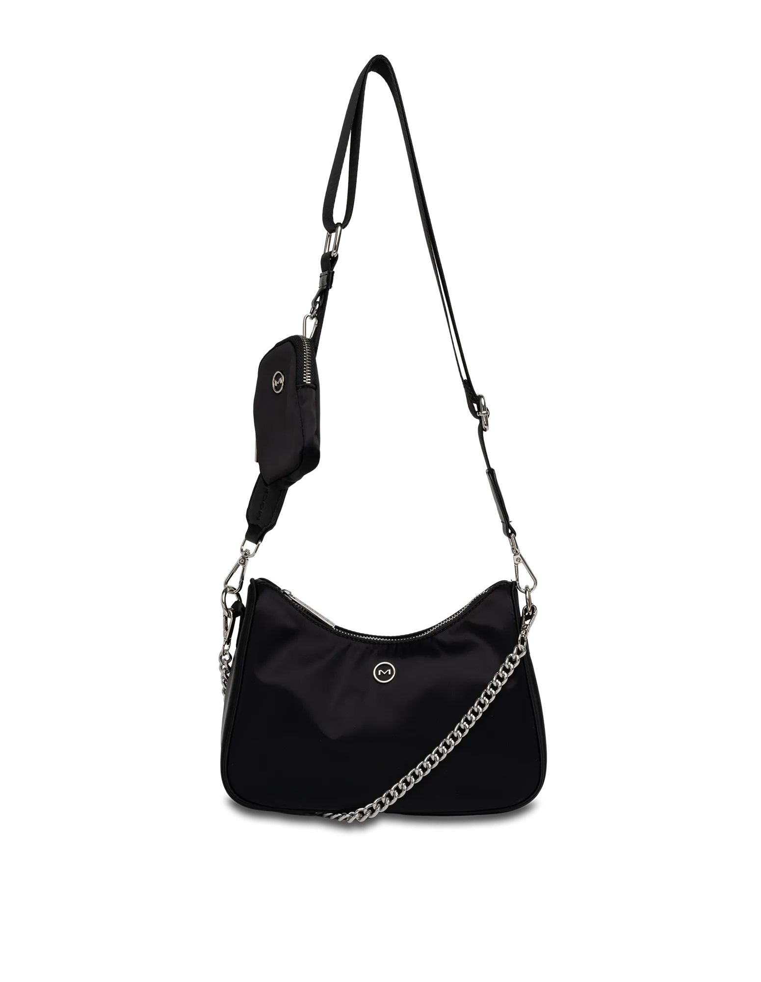 Mocha Ebby Crossbody Bag - Black