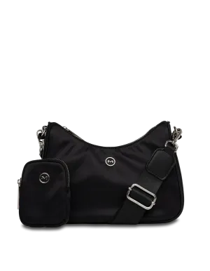Mocha Ebby Crossbody Bag - Black
