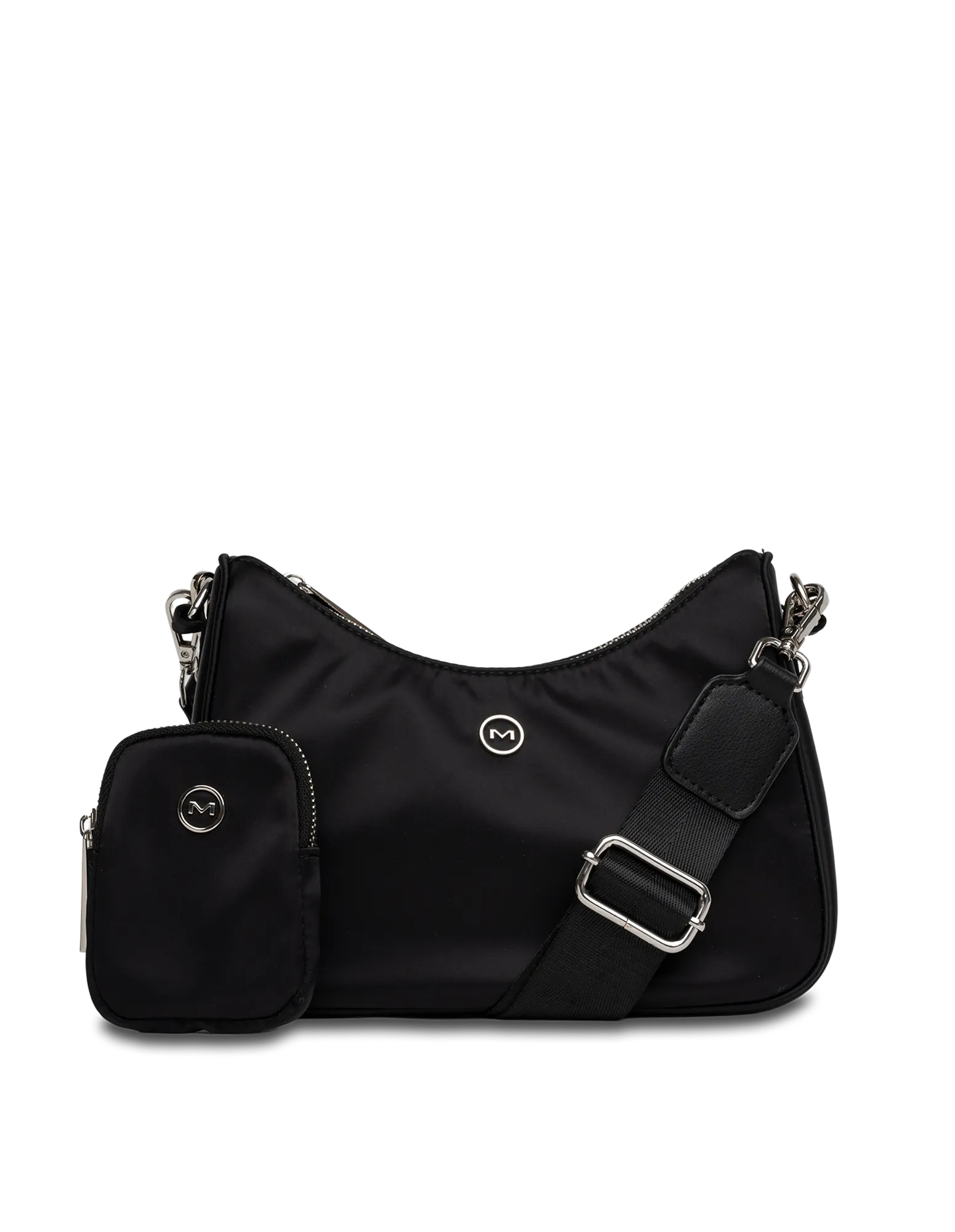 Mocha Ebby Crossbody Bag - Black