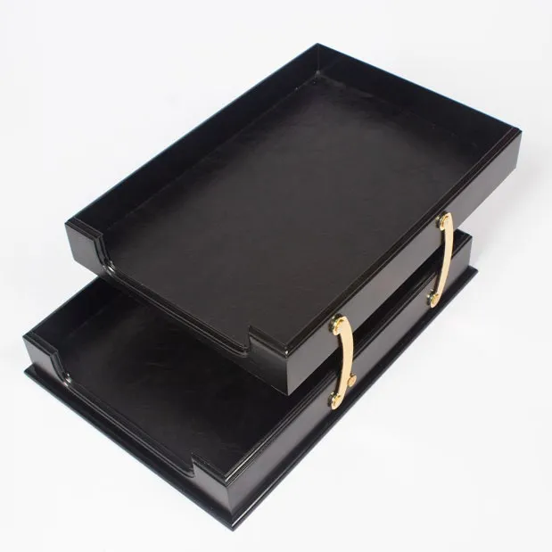 MOOG Wooden Prestige Black Desk Set - 8 PCS