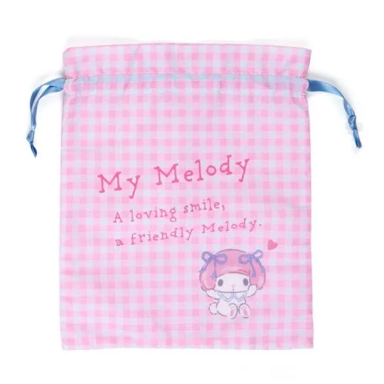 My Melody Drawstring Tote Bag and Pouch Set of 2