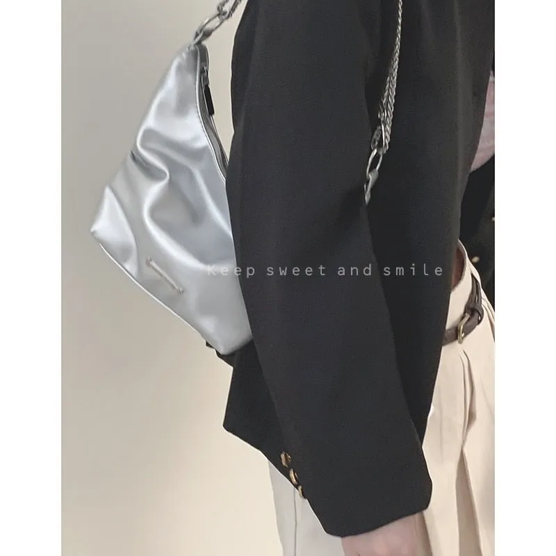 Niche Design Bag Women Underarm Bucket Bag