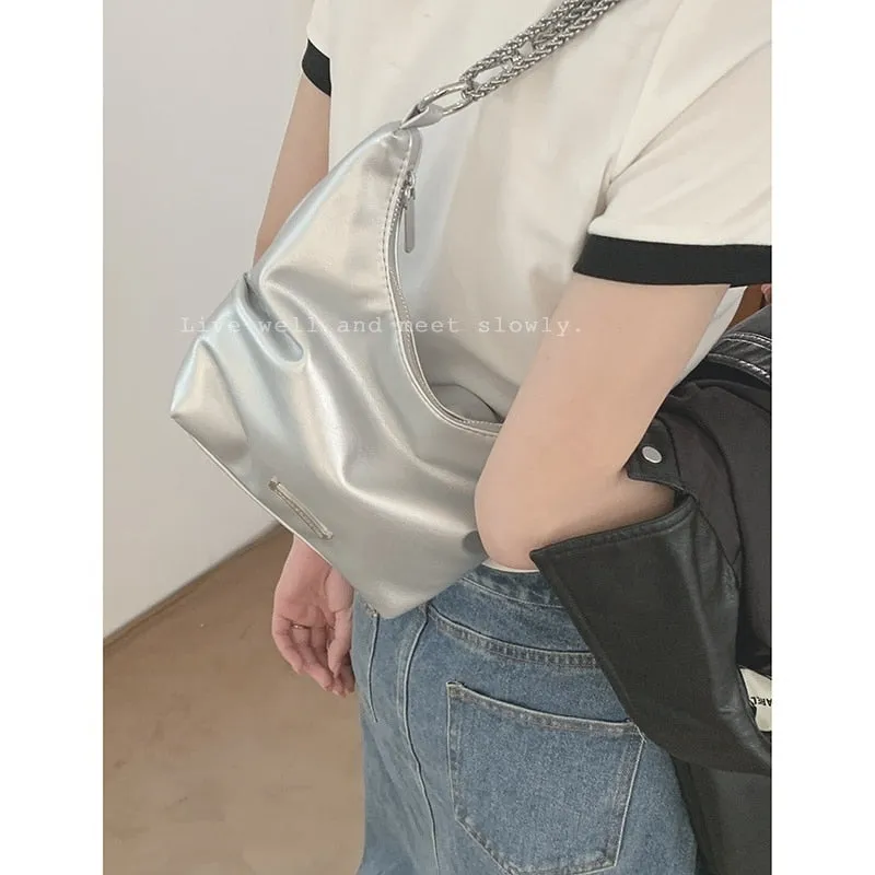 Niche Design Bag Women Underarm Bucket Bag