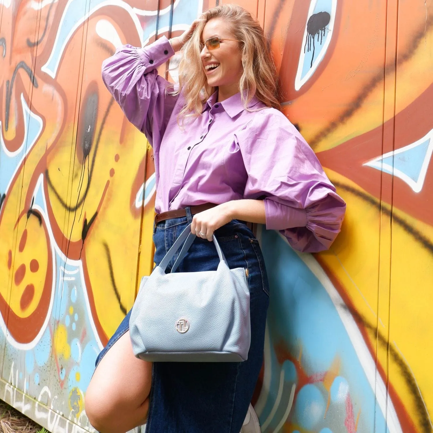 Nora - Soft leather handbag | TL142372