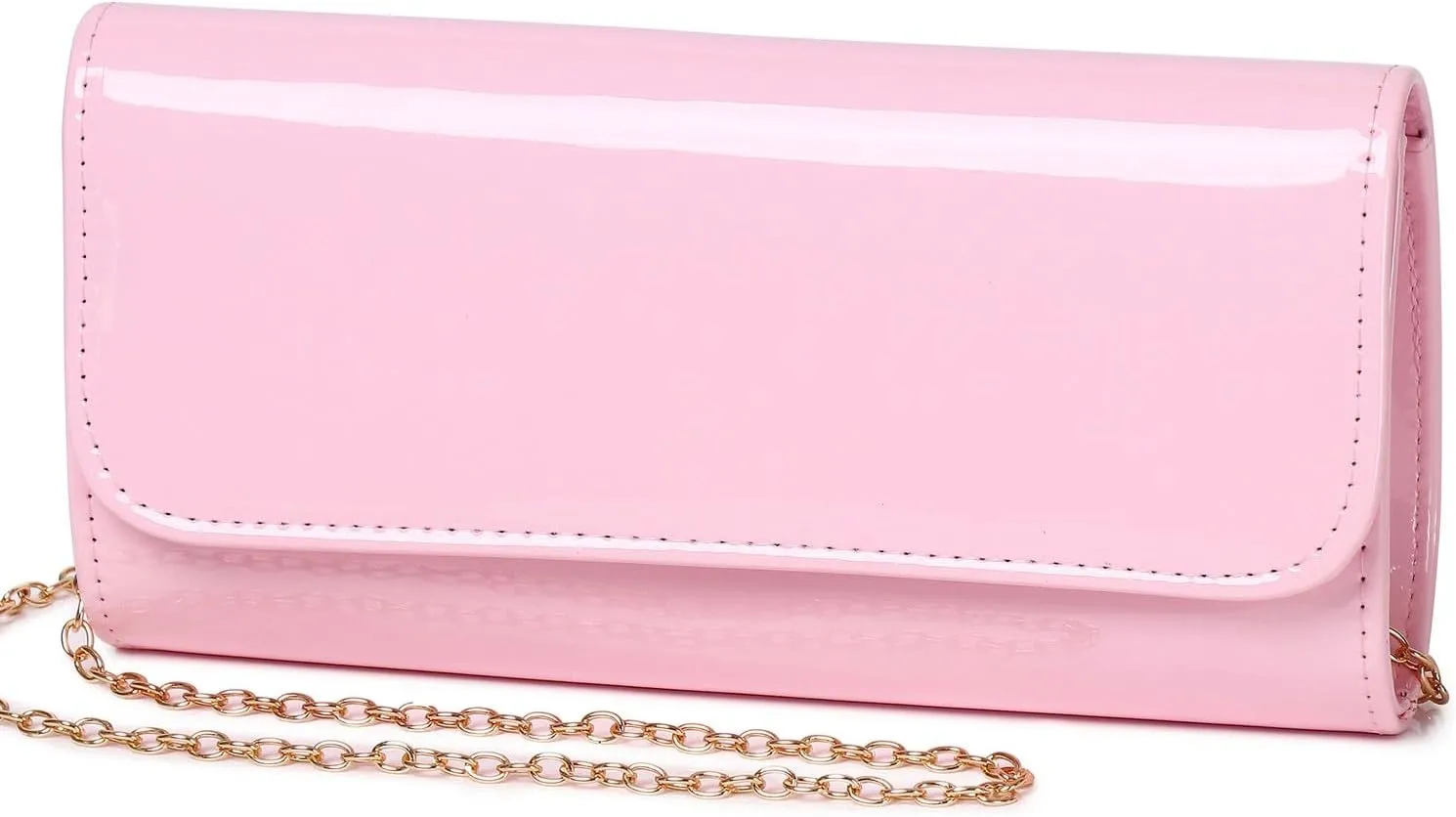 Nude Clutch Purses for Women Red Patent leather Purse Black Patent Leather Envelope Purse for Wedding Party Gift Travel