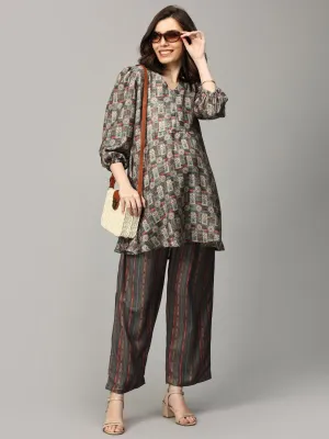 Off Tropic Maternity and Nursing Co-ord Set