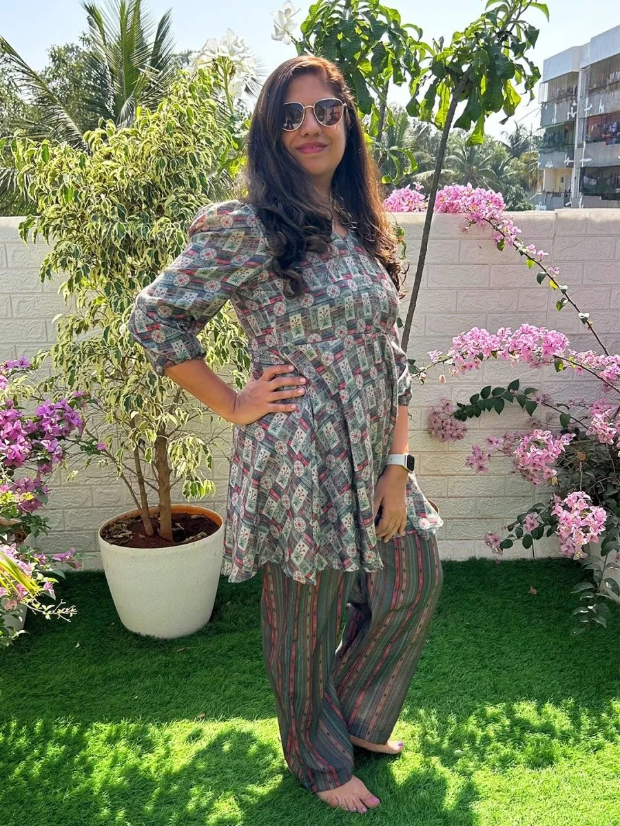 Off Tropic Maternity and Nursing Co-ord Set