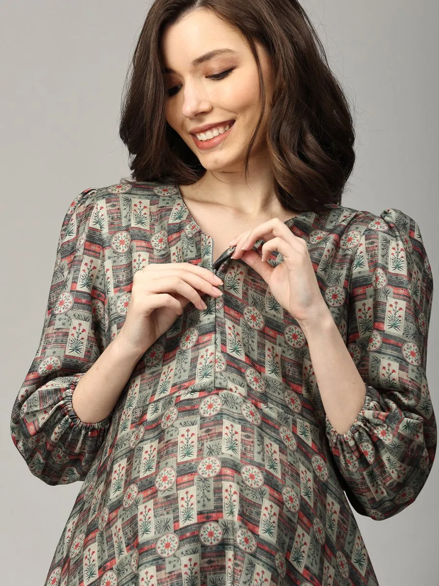 Off Tropic Maternity and Nursing Co-ord Set