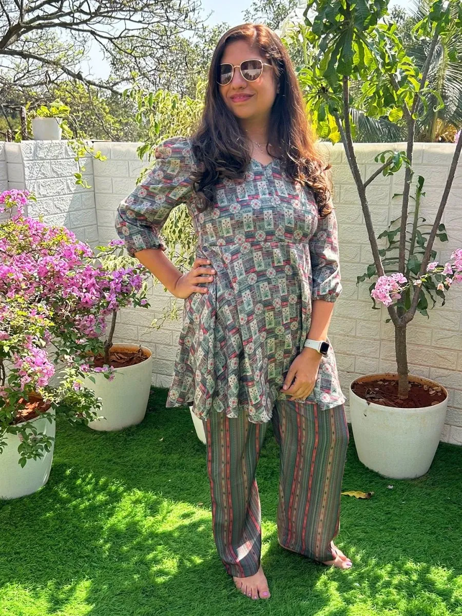 Off Tropic Maternity and Nursing Co-ord Set