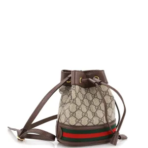Ophidia Bucket Bag GG Coated Canvas Mini