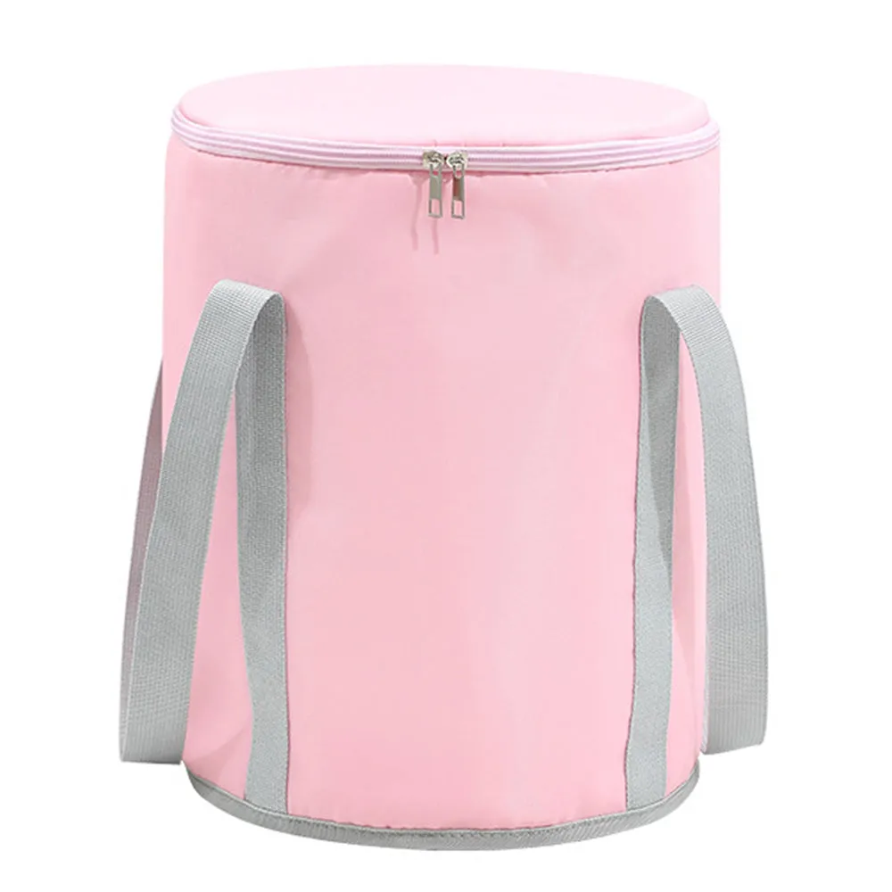 Outdoor Travel Foldable Foot Bath Bucket Portable Foot Spa Soaking Bucket with Storage Bag-Style 1