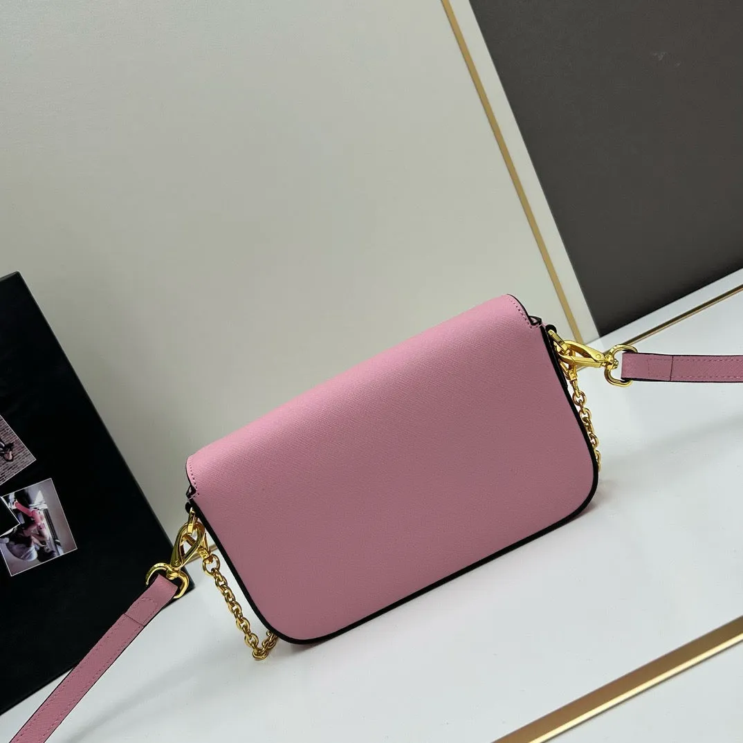 P Saffiano Leather Mini Bag
