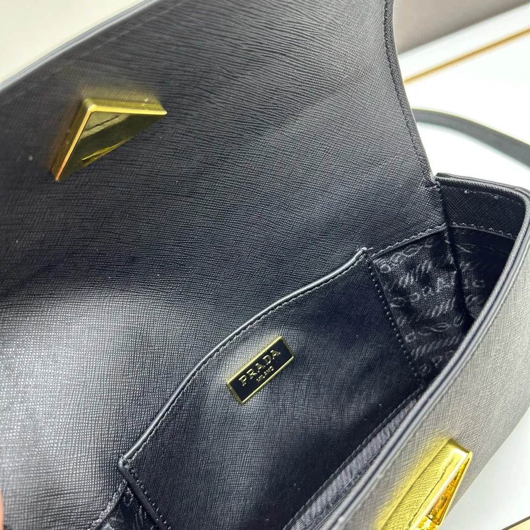 P Saffiano Leather Mini Bag