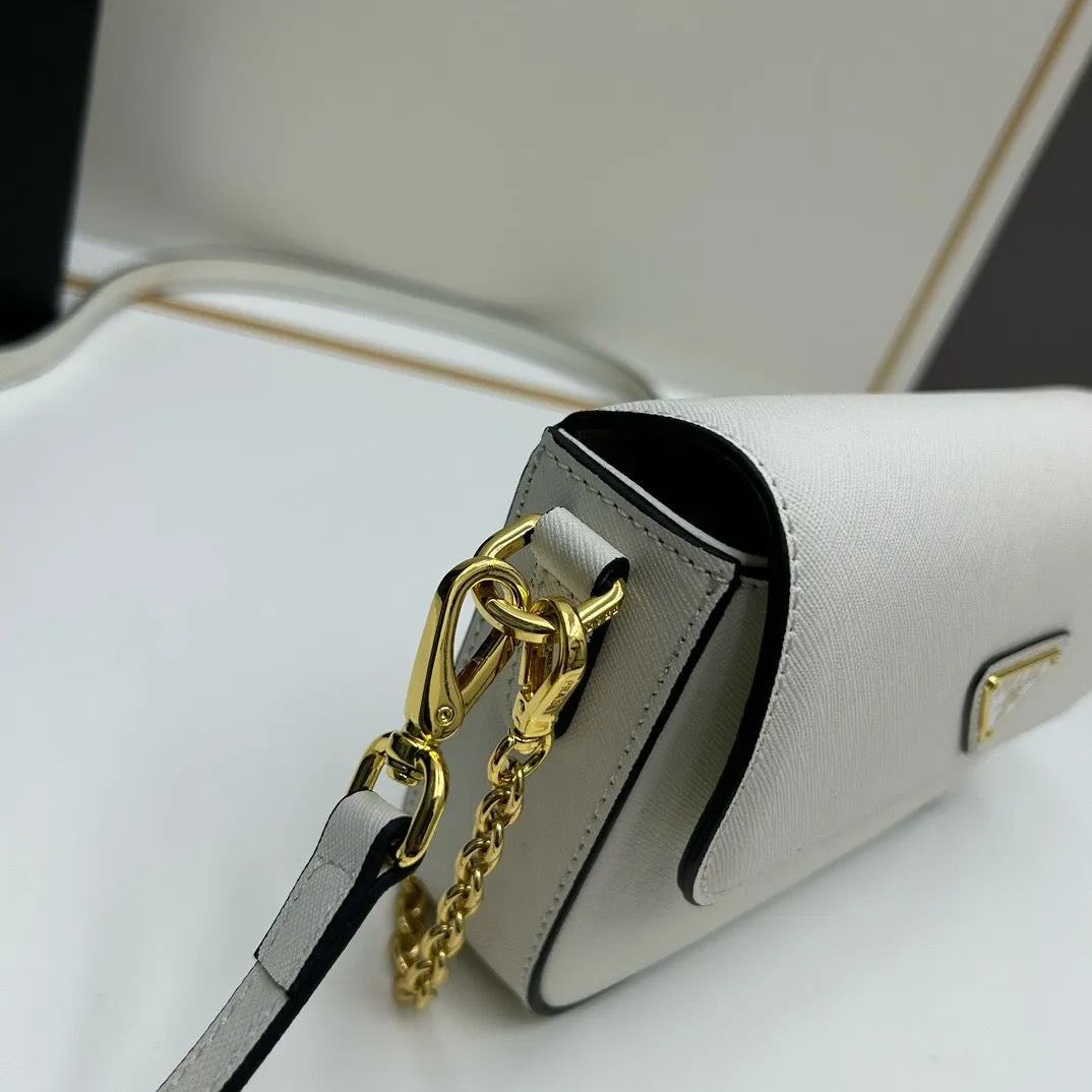 P Saffiano Leather Mini Bag