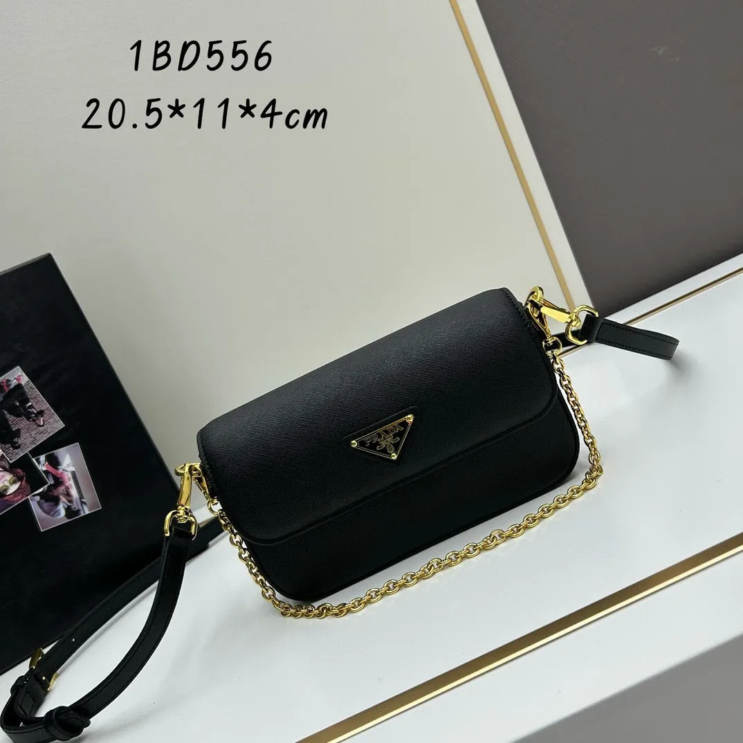 P Saffiano Leather Mini Bag