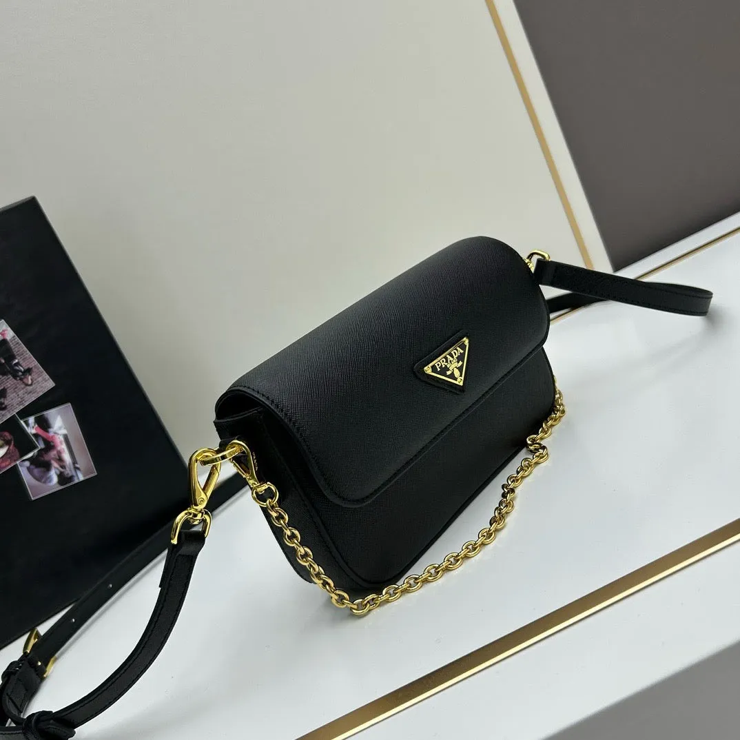 P Saffiano Leather Mini Bag