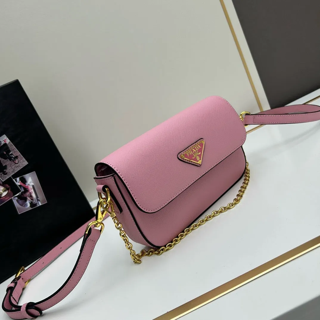 P Saffiano Leather Mini Bag