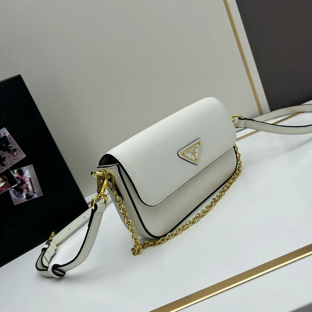P Saffiano Leather Mini Bag