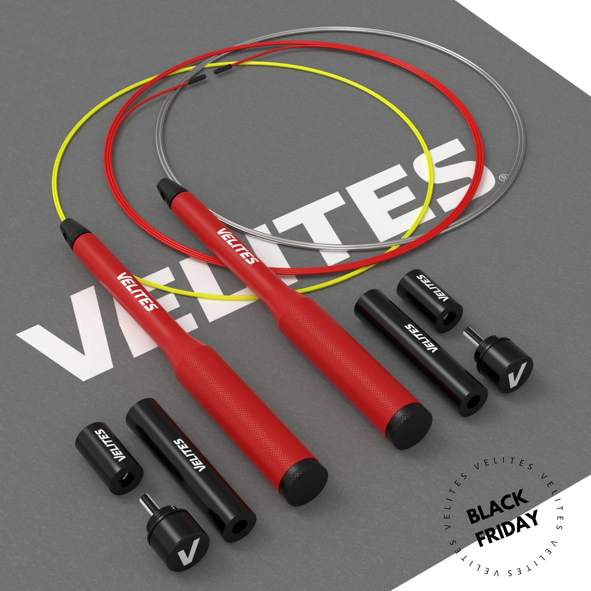 Pack Jump Rope Fire 2.0   Weights   Cables   FREE MAT