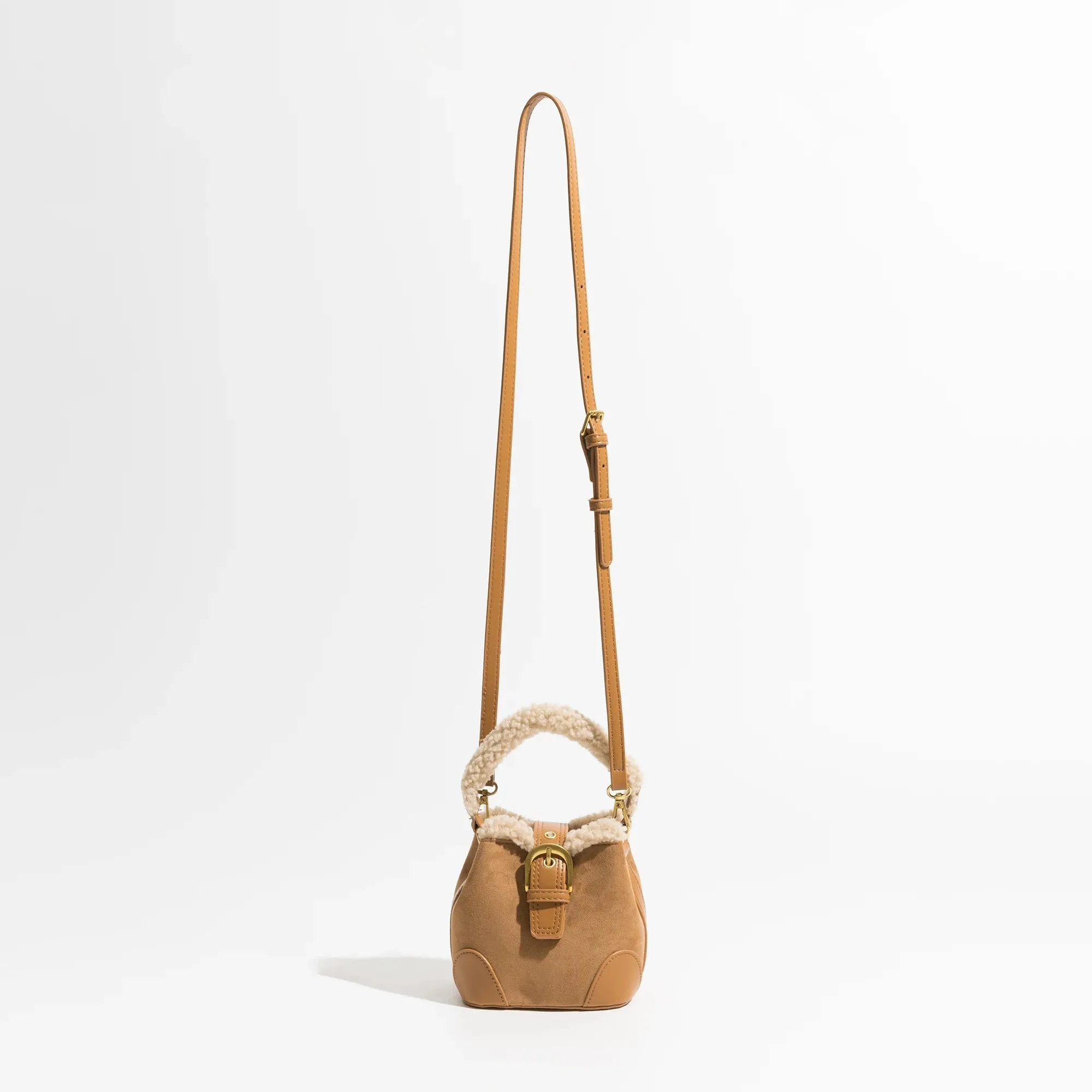 Paige Sherpa Bucket Mini Tote