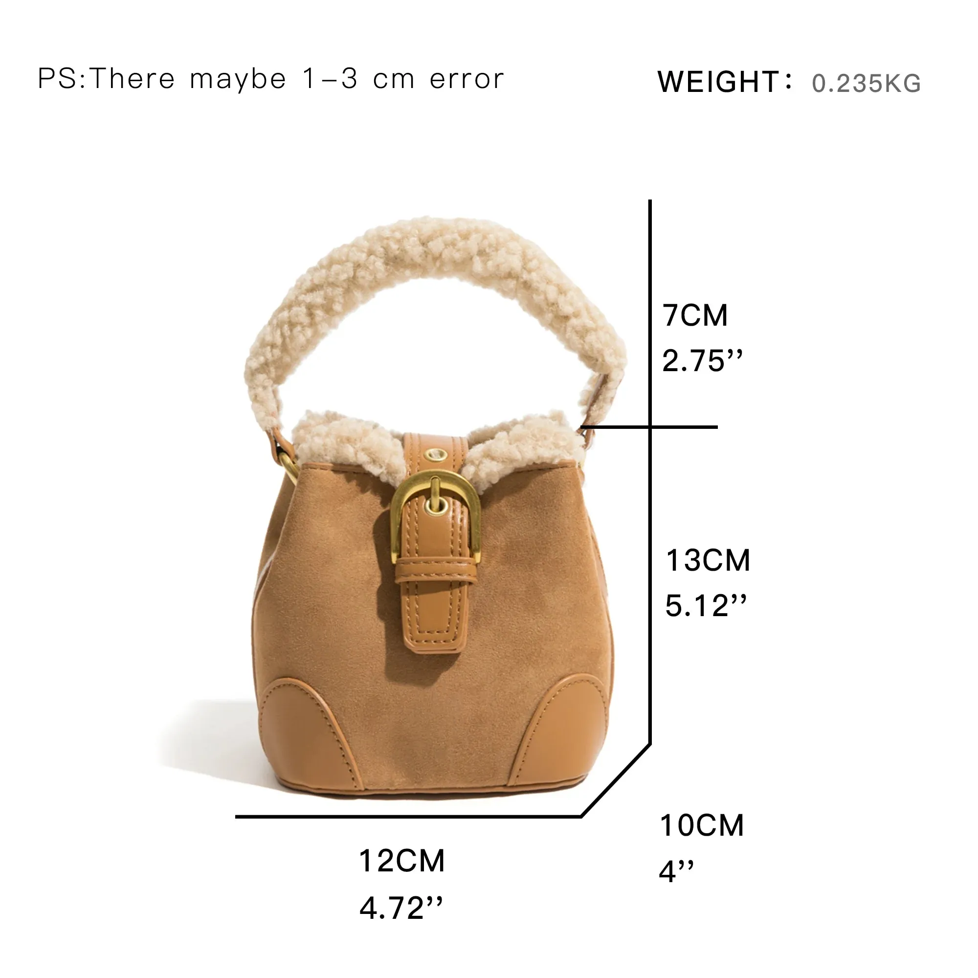 Paige Sherpa Bucket Mini Tote