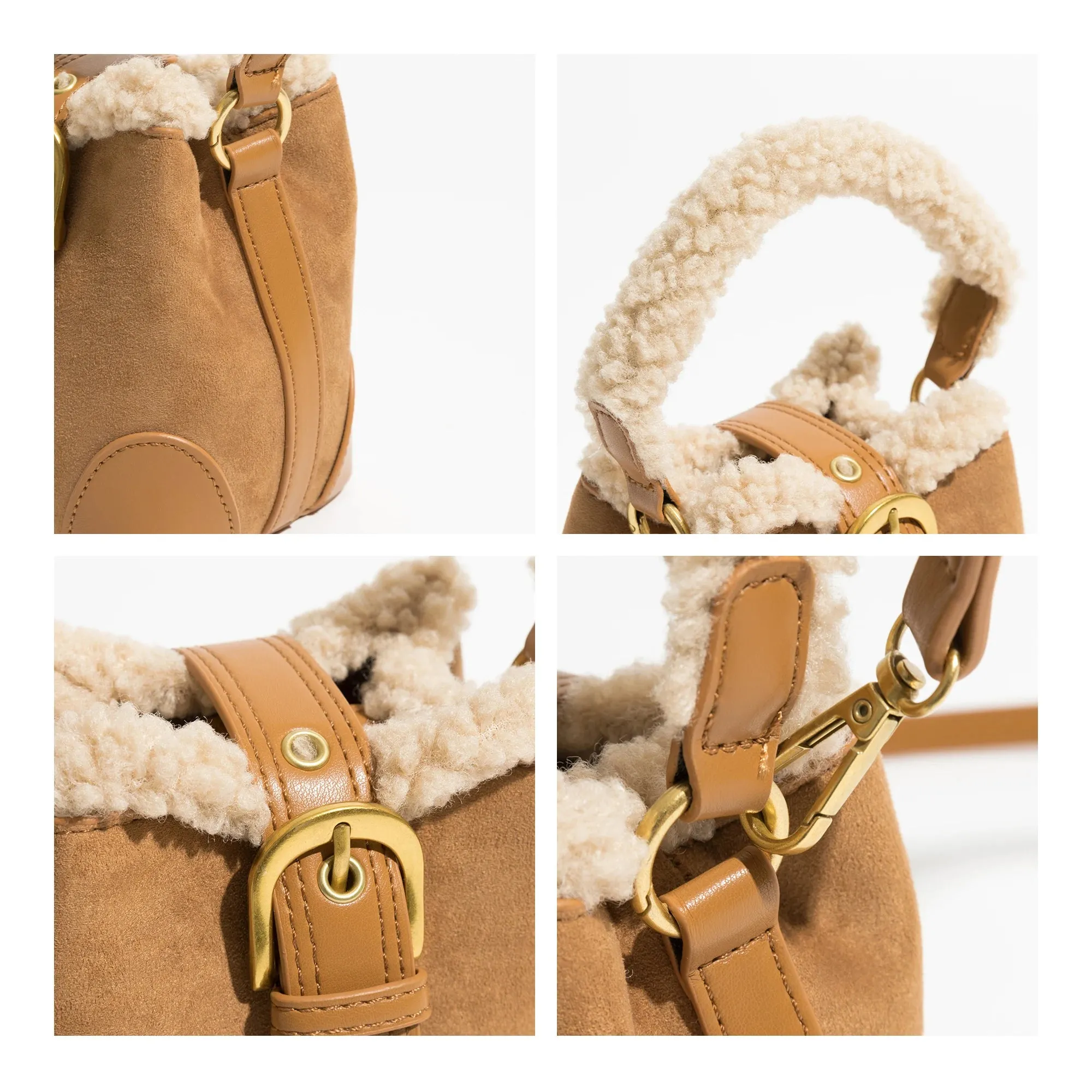 Paige Sherpa Bucket Mini Tote